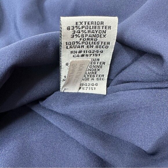 Eliza J Women’s Blue Sleeveless Crewneck Business Career Sheath Dress Small/C35 - Picture 7 of 12